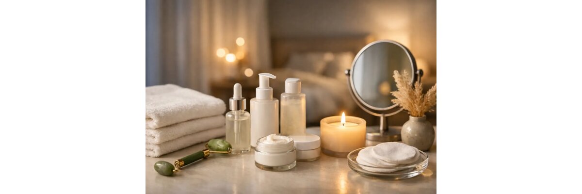 Beispiel für eine Abendroutine bei sensibler Haut im Alltag -