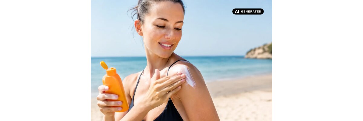 Sonnencreme richtig auftragen ohne Lücken - 