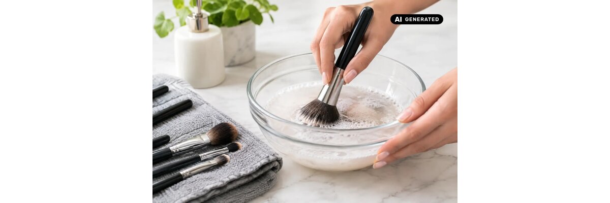 Make-up Pinsel hygienisch reinigen: So geht’s - 